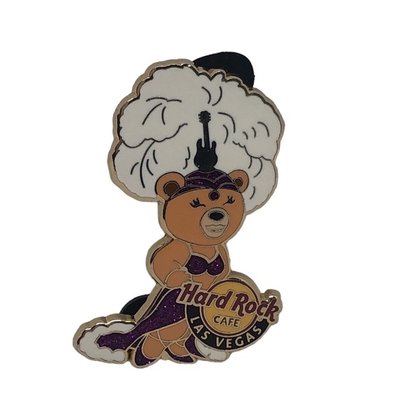 Hard Rock Cafe Other - LAS VEGAS,Hard Rock Cafe Pin,Super Sexy Show Girl Bear,Must See